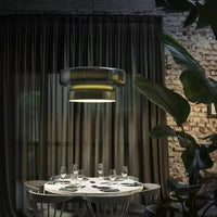Unieke hanglamp van handgeblazen glas
