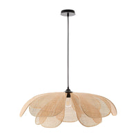 Bamboe Riet Petal Rustic Wicker Hanglamp