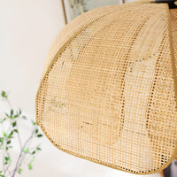 Bamboe Riet Petal Rustic Wicker Hanglamp