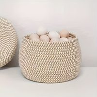 Mirellia – Ronde Boho Opbergmand Met Deksel