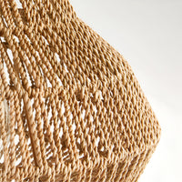 Boho Stijl Geweven Handgemaakte Rieten Hanglamp