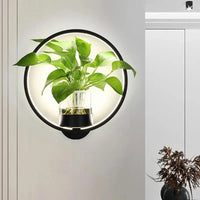 Botanische Wandleuchte met Plant | Stijlvolle Wandverlichting