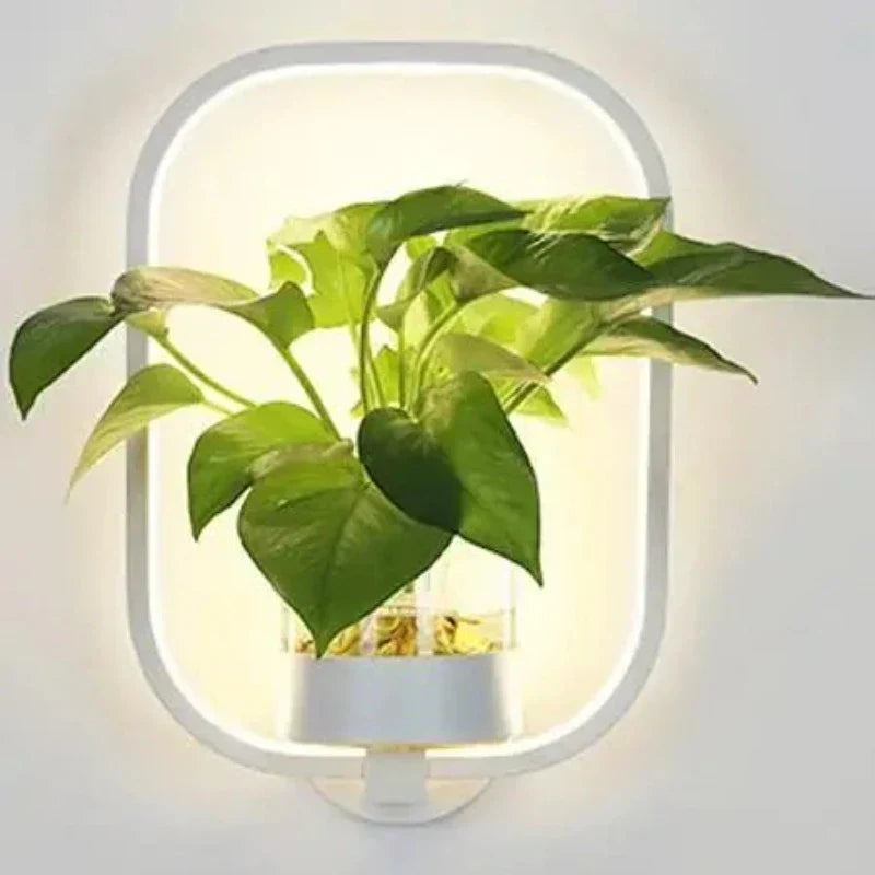 Botanische Wandleuchte met Plant | Stijlvolle Wandverlichting
