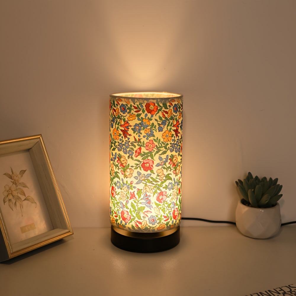 Botanische Bloemige Stof Verlichting Tafel Lamp