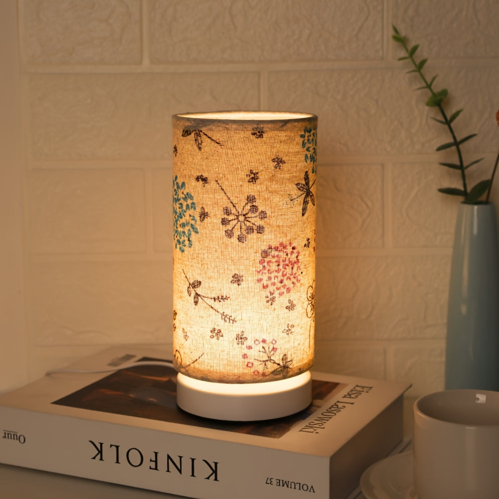 Botanische Bloemige Stof Verlichting Tafel Lamp