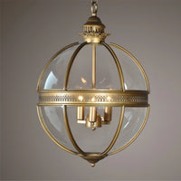 Vintage Glazen Hanglamp Industriële Globe Hangarmatuur