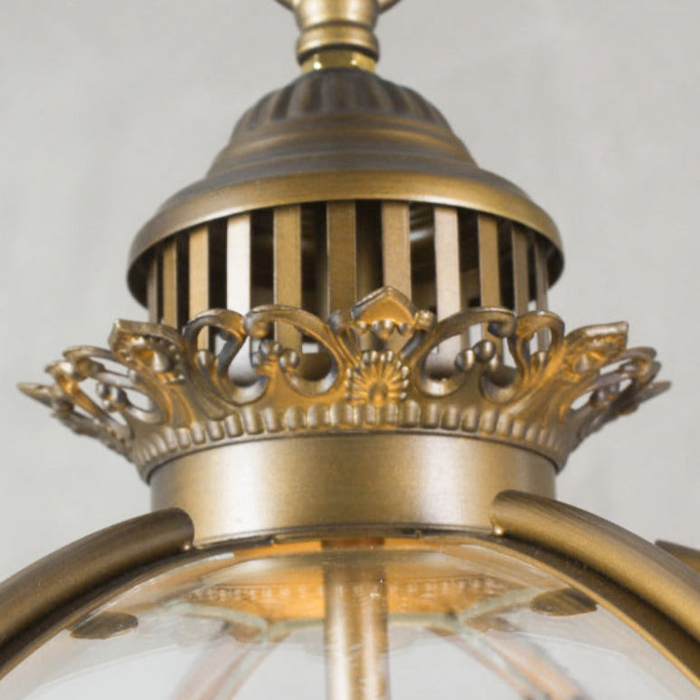 Vintage Glazen Hanglamp Industriële Globe Hangarmatuur