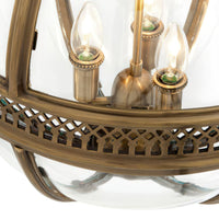 Vintage Glazen Hanglamp Industriële Globe Hangarmatuur
