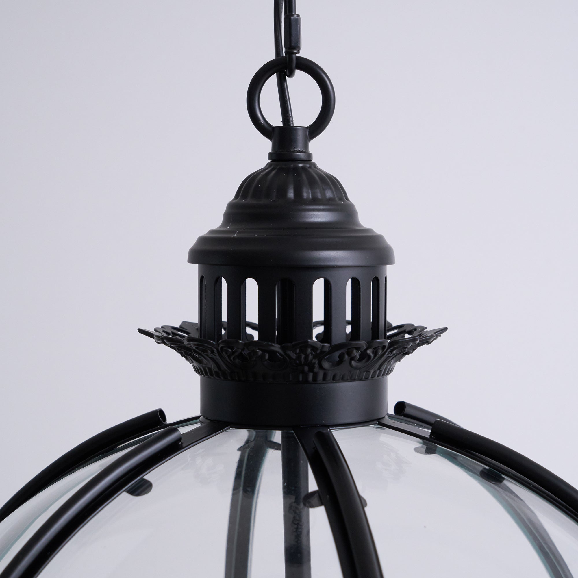 Vintage Glazen Hanglamp Industriële Globe Hangarmatuur