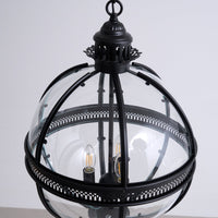 Vintage Glazen Hanglamp Industriële Globe Hangarmatuur