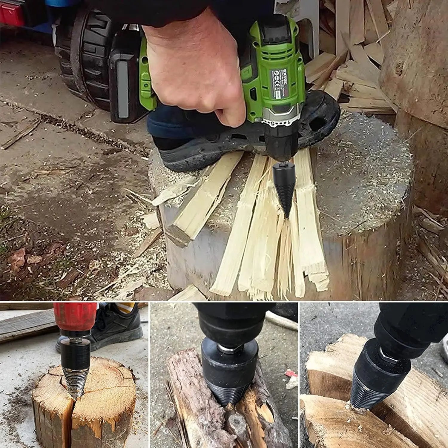 Houtboor Bit Set – Splits hout gemakkelijk met de accuboormachine