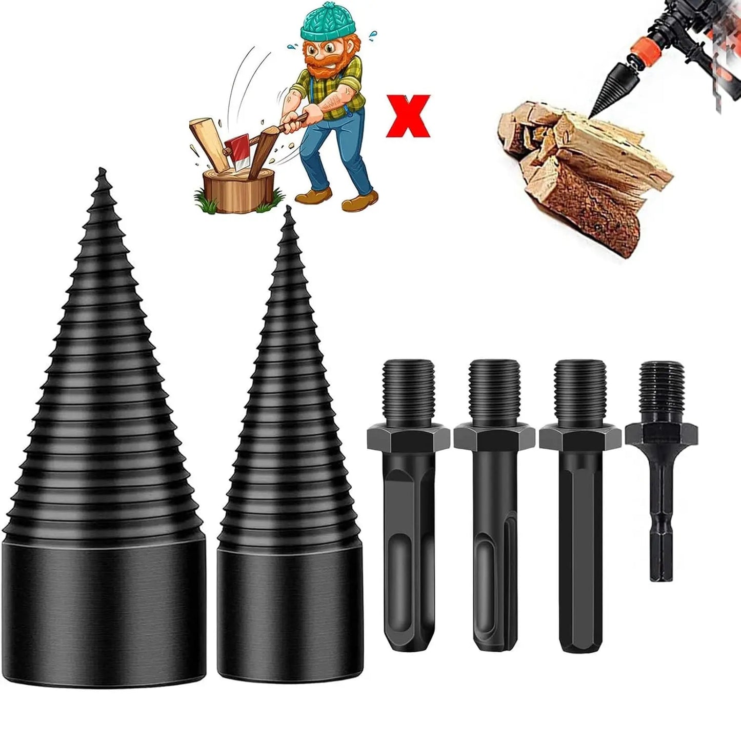 Houtboor Bit Set – Splits hout gemakkelijk met de accuboormachine