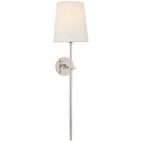 Theodore Wandlamp in Messing en Stof