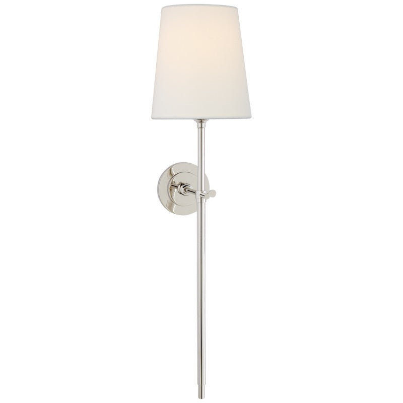 Theodore Wandlamp Messing Stof