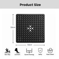Badveiligheid Antislip Zuigmat