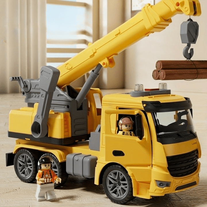BauSpiel – Kraanwagen Speelgoed met Licht en Geluid