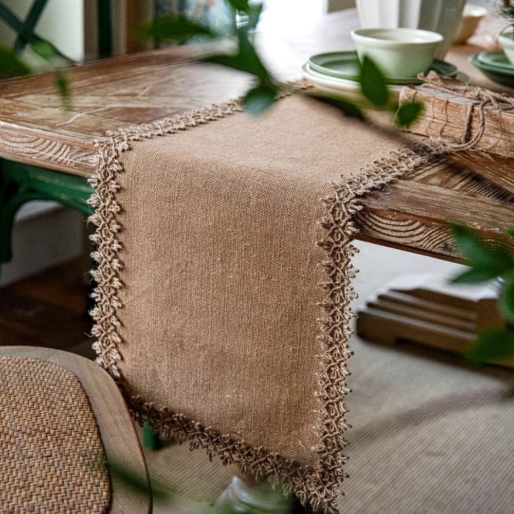 Jute Charm Boho Tafelkleed
