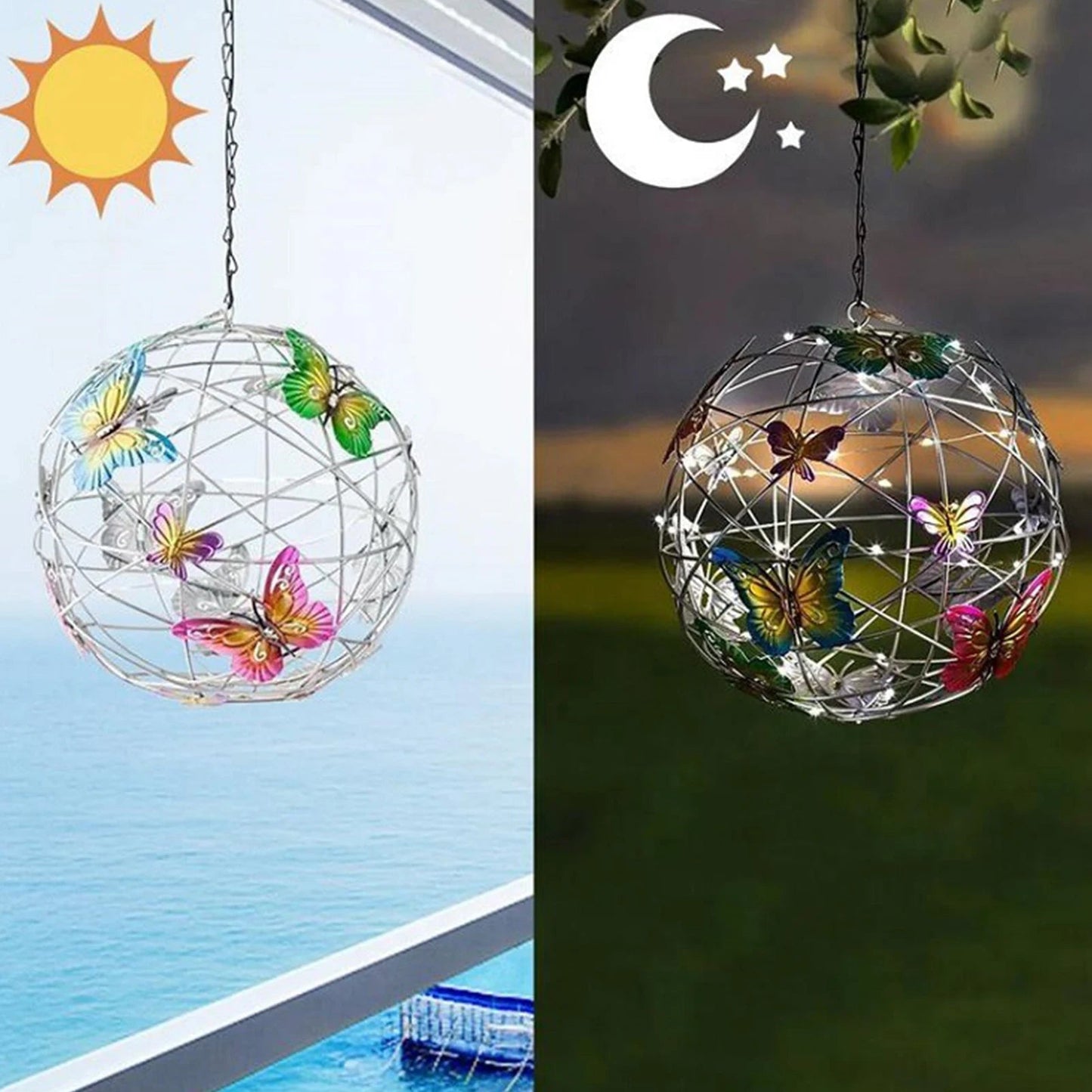 GlimmerWings - Zonne-lamp in vlinderdesign voor een betoverende tuinversiering