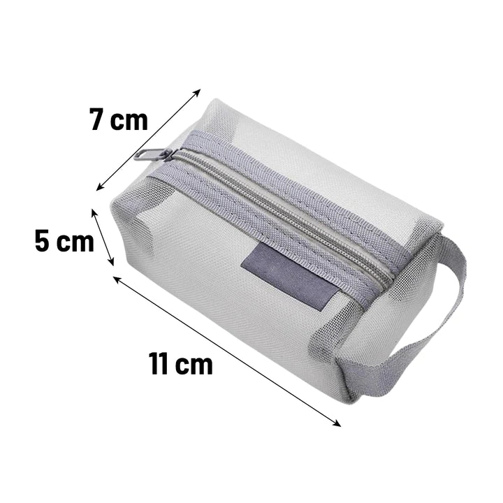 TravelEase | Maakt het inpakken van sieraden, make-up en kleine spullen eenvoudig en overzichtelijk (5 stuks)