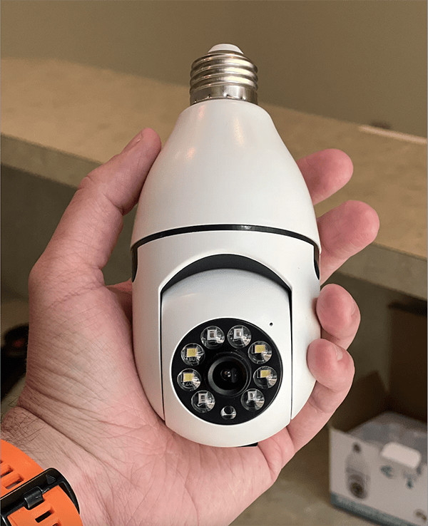 CCTV Camera | 360° Complete Zicht | Full HD Nachtzicht | BulbCam360