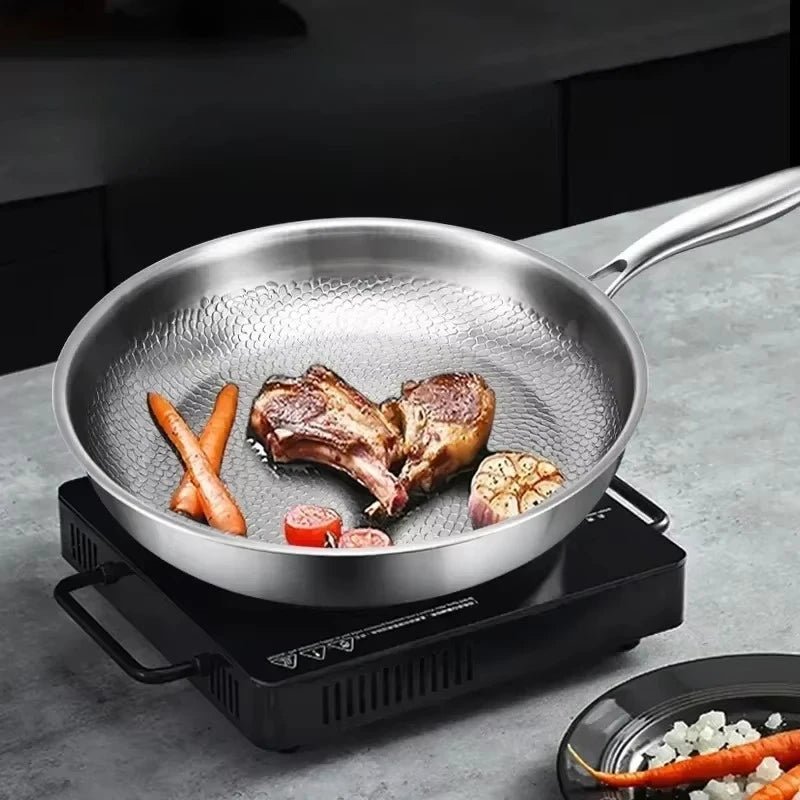FORGEON – Titanen gesmeed anti-aanbak koekenpan voor inductiekookplaten en de dagelijkse keuken