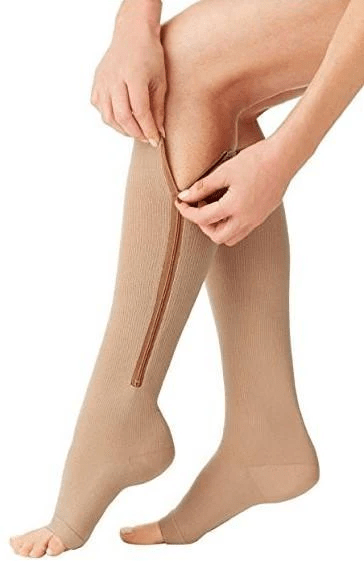 CIRCULARELIEF – Compressiekousen met rits voor ondersteuning en verlichting