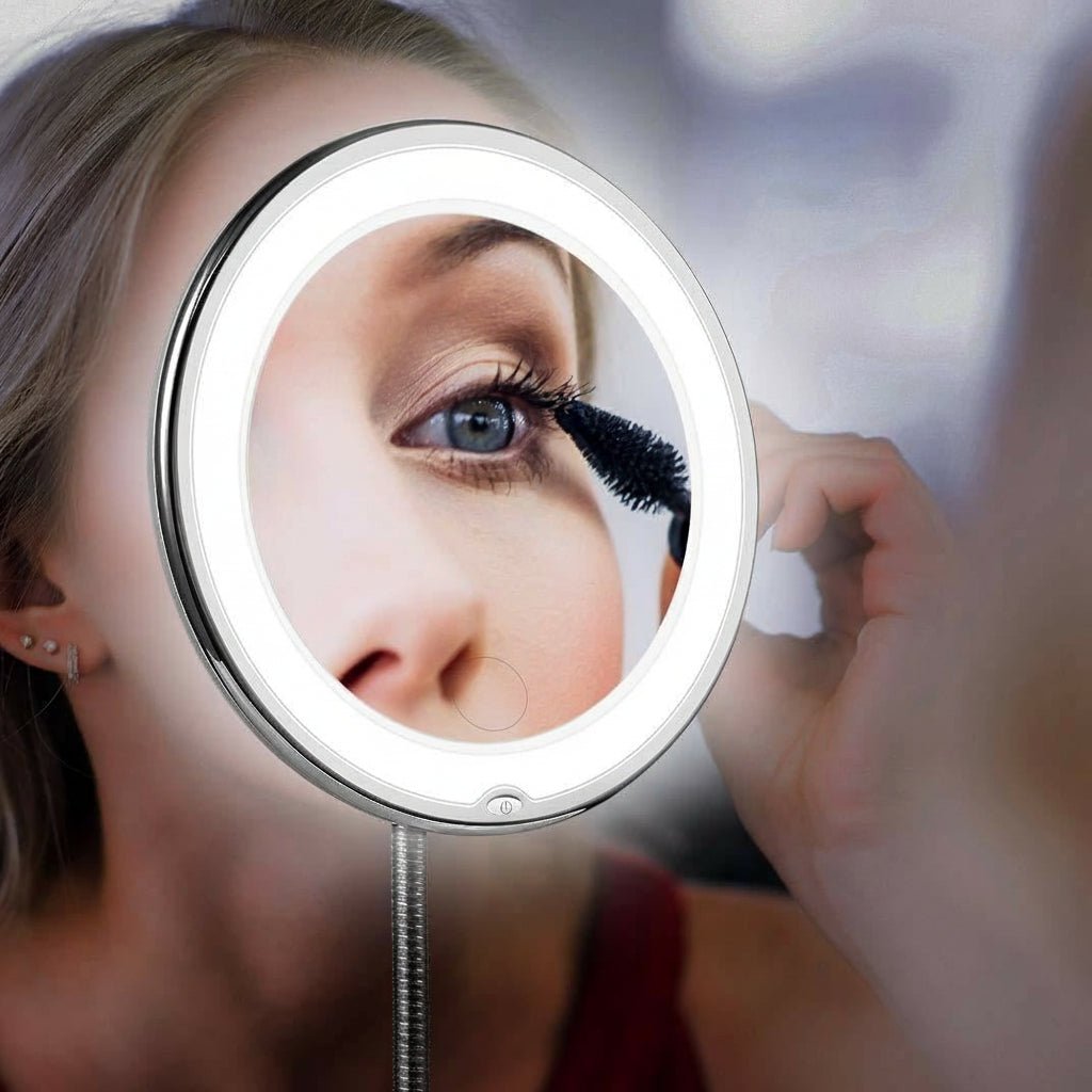 FOCUSLITE – LED-Spiegel met ultrasterk licht & precieze 10x zoom