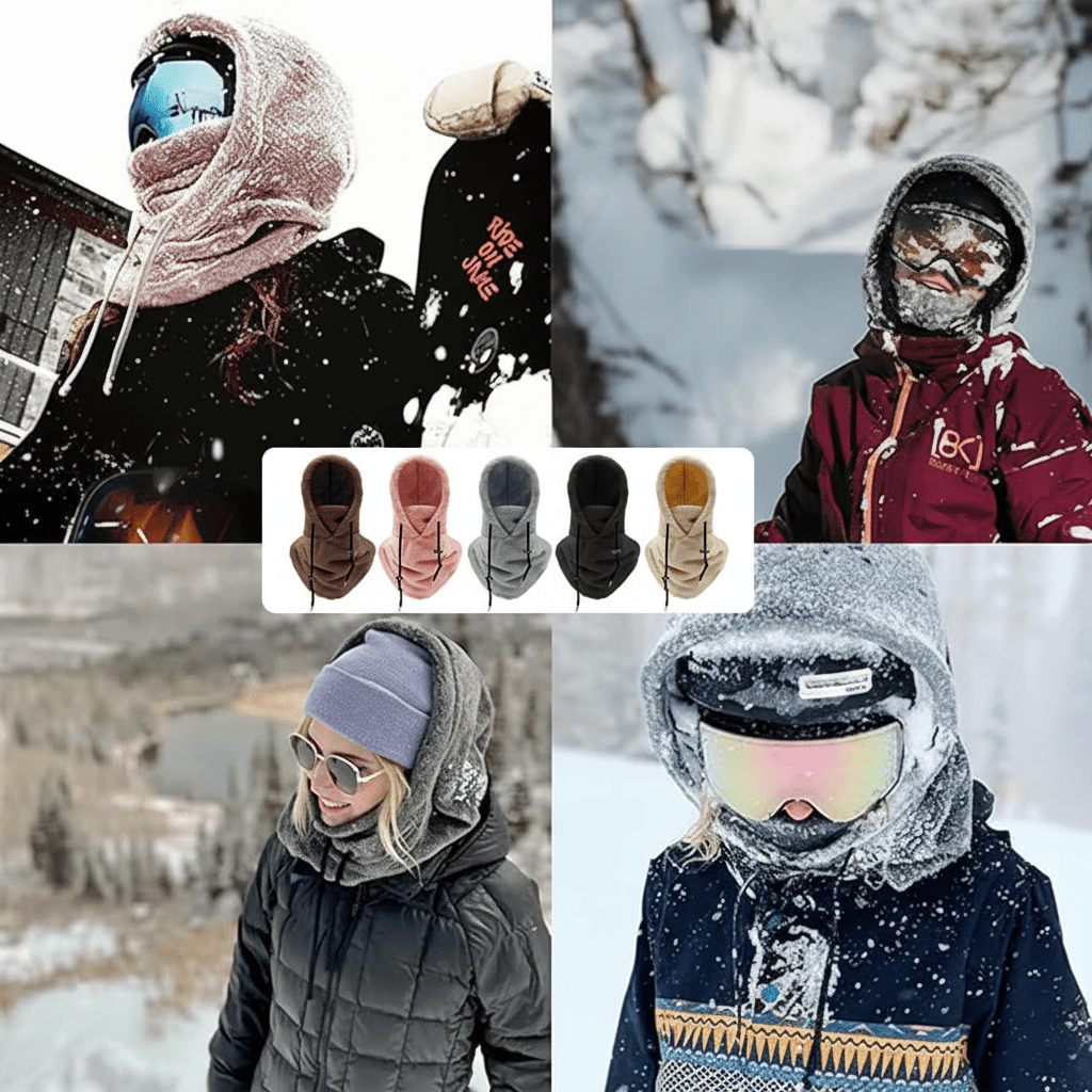 SNOWVENT – Thermo-Wintermuts met ademend fleecevoering