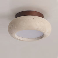 Astra Plafondlamp Mini Donut in Travertin