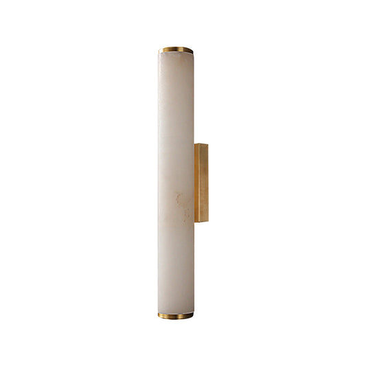 Arcus Wandlamp Elegant Minimalistisch Modern in Messing en Alabaster