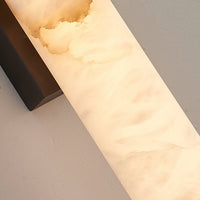 Arcus Wandlamp Elegant Minimalistisch Modern in Messing en Alabaster