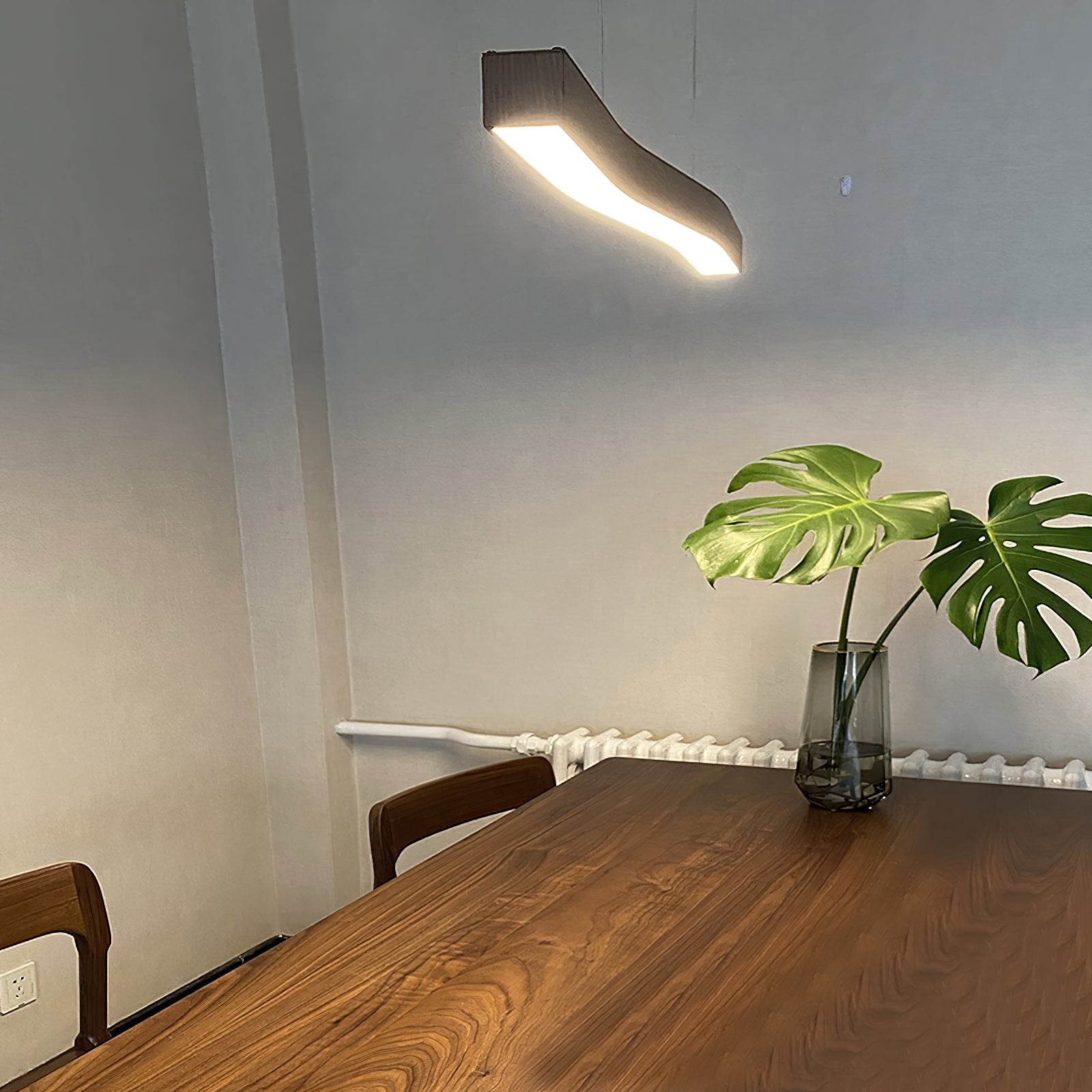 Ylen Scandinavische Houten Hanglamp voor de Woonkamer
