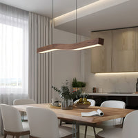 Ylen Scandinavische Houten Hanglamp voor de Woonkamer