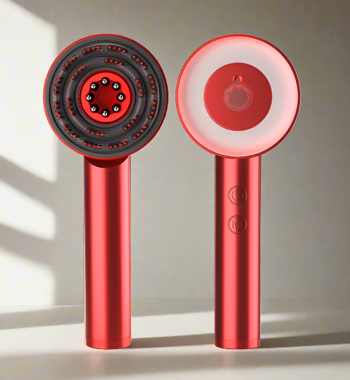 Thera Hoofdhuidmassagekam | Hair Renewal & Red Light Therapy, Verjong je hoofdhuid en haar met een masserende kam met roodlichttherapie.
