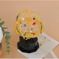 Grand Orrery Model Handcrafted Mechanical Brass Solar System Replica (5 Planeten)