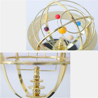 Grand Orrery Model Handcrafted Mechanical Brass Solar System Replica (5 Planeten)