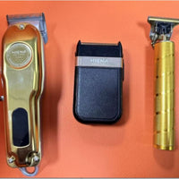 Professionele Haartrimmer voor Mannen Gouden Set | Gouden Draadloze Haartrimmer