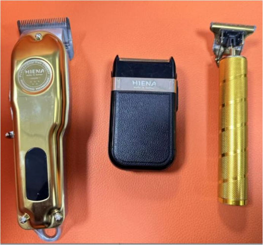 Professionele Haartrimmer voor Mannen Gouden Set | Gouden Draadloze Haartrimmer