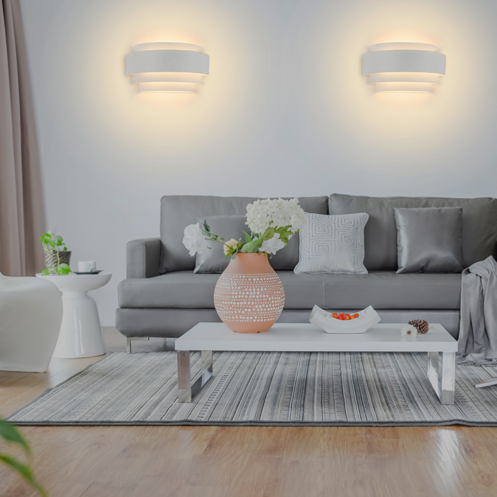 Rondvormige LED Wandlamp