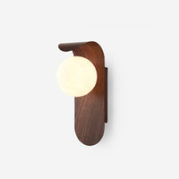 Exuro Wandlamp Binnen in Houtkleur / Notenhoutkleur