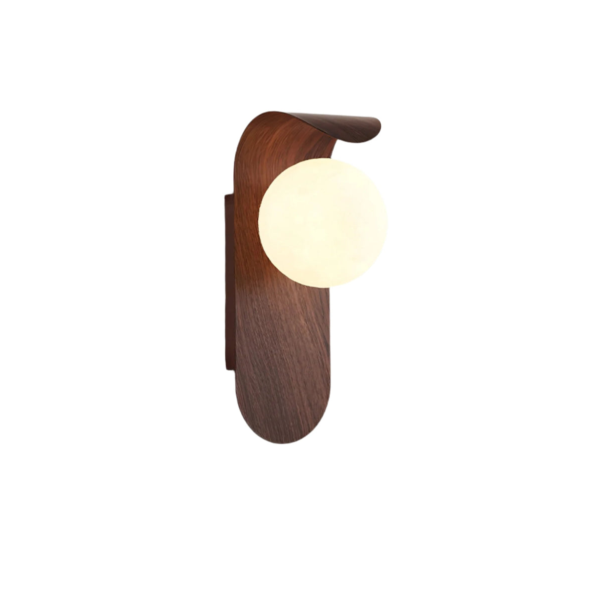Carlyle Nordic Minimalistische IJzeren Houten Accent LED Wandlamp