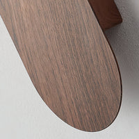 Exuro Wandlamp Binnen in Houtkleur / Notenhoutkleur