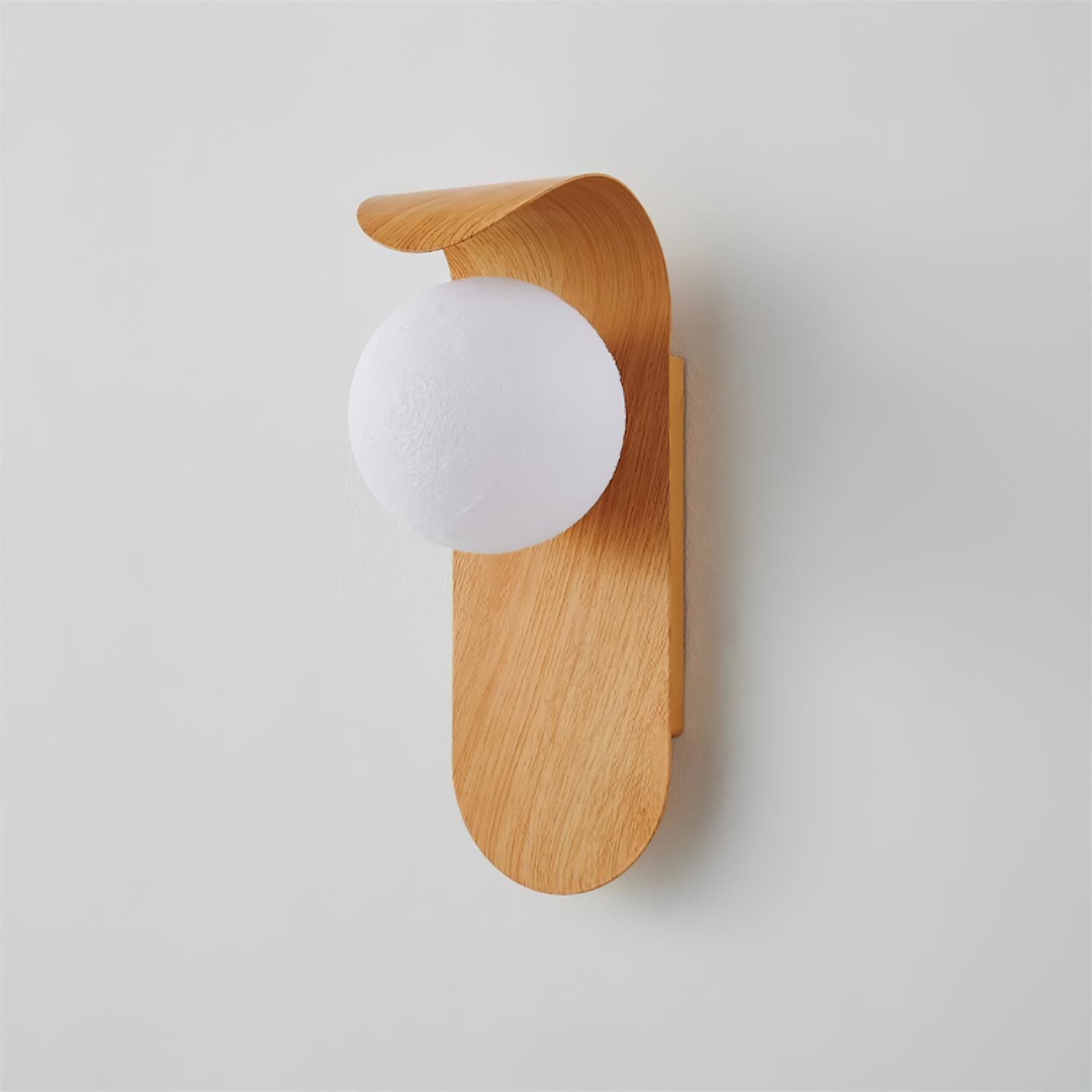 Exuro Wandlamp Binnen in Houtkleur / Notenhoutkleur