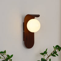 Exuro Wandlamp Binnen in Houtkleur / Notenhoutkleur