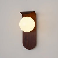 Exuro Wandlamp Binnen in Houtkleur / Notenhoutkleur