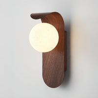Carlyle Nordic Minimalistische IJzeren Houten Accent LED Wandlamp