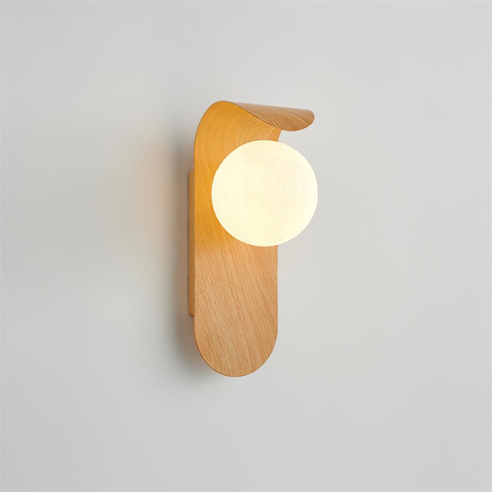 Exuro Wandlamp Binnen in Houtkleur / Notenhoutkleur