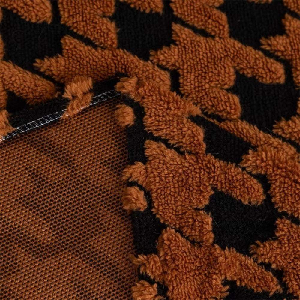 Cavalli Houndstooth Pluche Sofa Dekbedovertrek