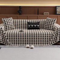 Cavalli Houndstooth Pluche Sofa Dekbedovertrek