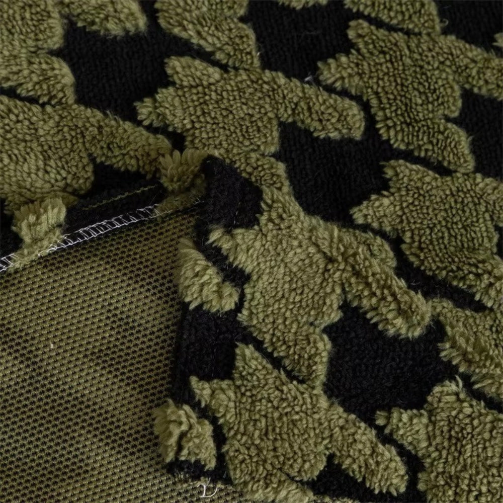 Cavalli Houndstooth Pluche Sofa Dekbedovertrek